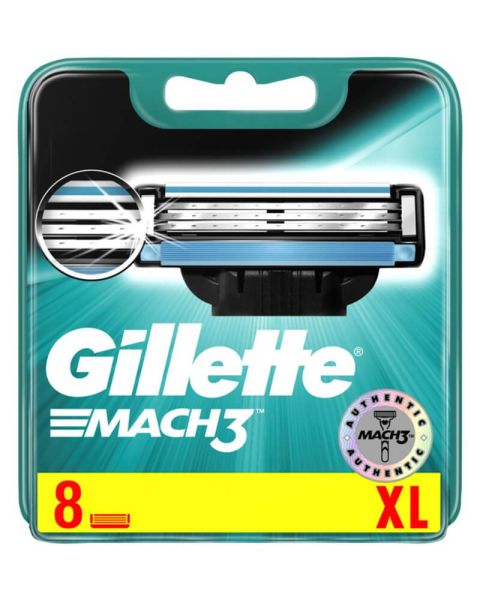 Gillette Mach3 XL Pack - 8 pak Gillette Mach3 XL Pack - 8 pak