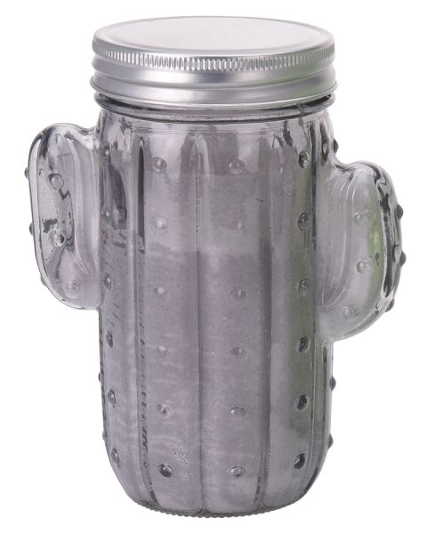 Krea Grey Cactus Candle Light Krea Grey Cactus Candle Light