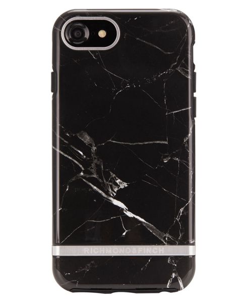 Richmond And Finch Black Marble - Silver iPhone 6/6S/7/8 Cover Richmond And Finch Black Marble - Silver iPhone 6/6S/7/8 Cover