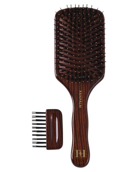 Fan Palm Boar- & Nylon Hairbrush