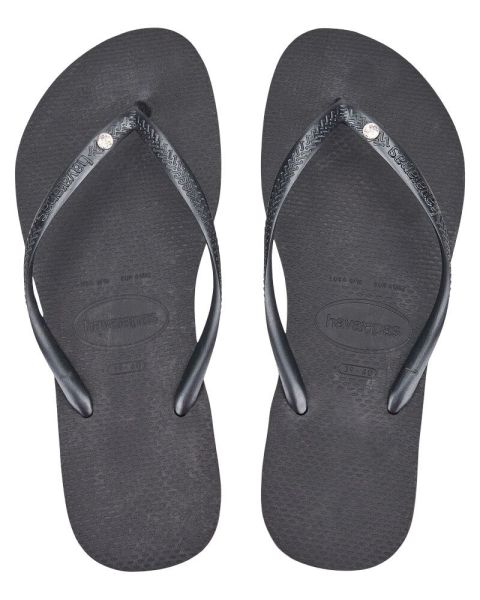 Havaianas Slim Crystal SW II Flip Flops BR 39/40