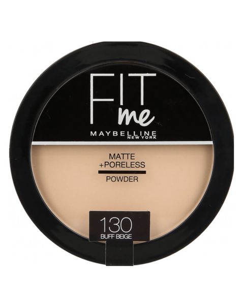 Maybelline Fit Me Matte + Poreless Powder - 130 Buff Beige Maybelline Fit Me Matte + Poreless Powder - 130 Buff Beige