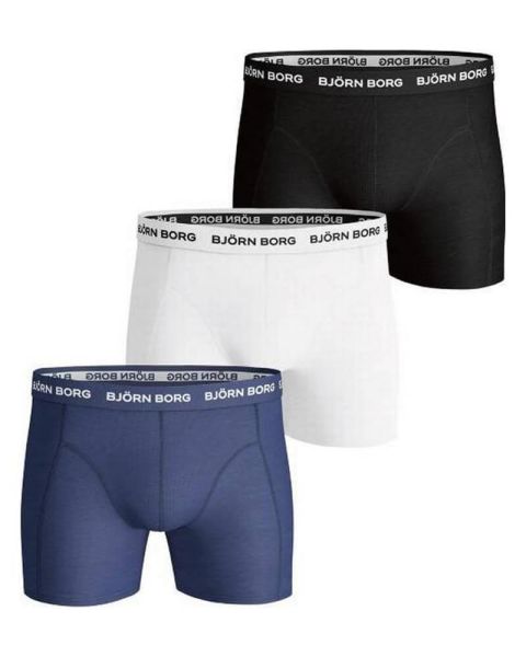 Björn Borg Essential 3-pack Cotton Stretch Shorts - Size S