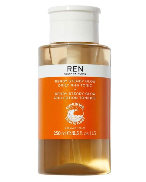 REN Clean Skincare Ready Steady Glow Daily Aha Tonic
