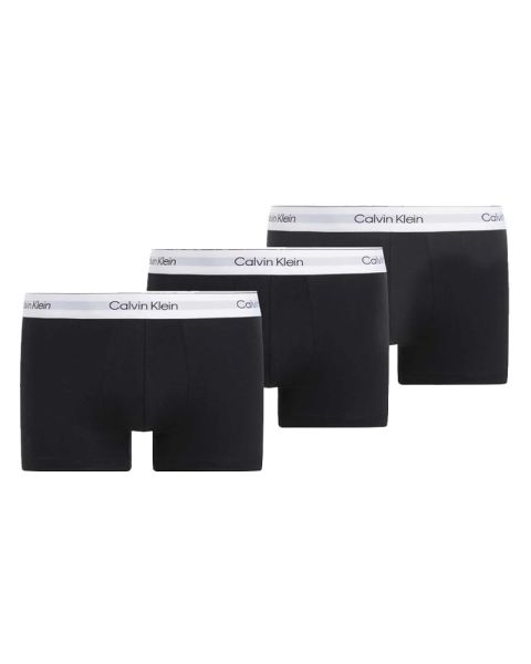 Calvin Klein Cotton Stretch Shorty Trunks 3-Pak Sort Str. XL