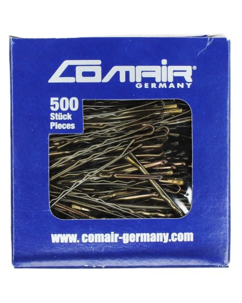 Comair Pretty Fashion Bølge Hårklemmer 6cm Brun 754510