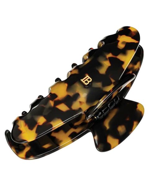 Balmain Cellulose Acetate Pince à Cheveux Large - Tortoise Shell