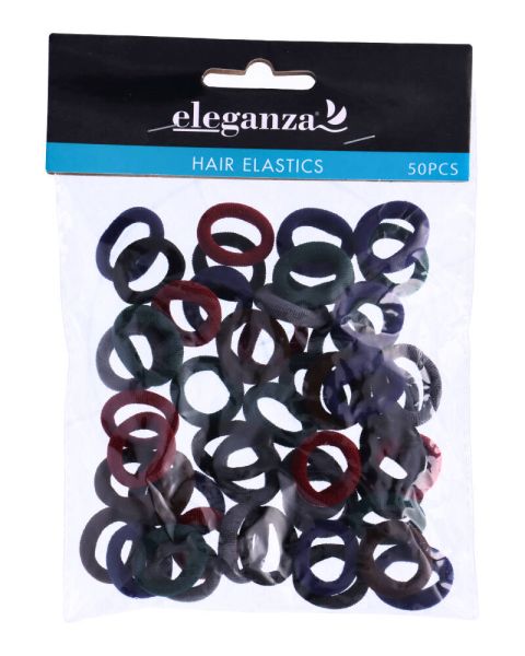 Eleganza Hair Elastics Rosa Och Lila