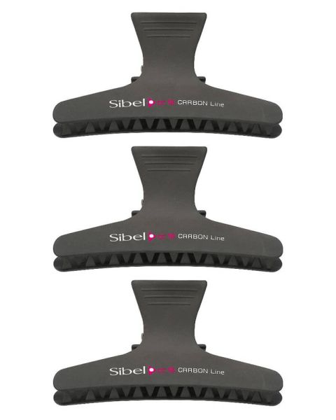 Sibel Carbon Line cc18 Hårklemmer 8,3cm - Ref. P000868