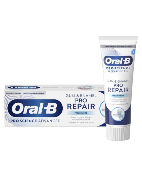 Oral B Fresh White Toothpaste Gum & Enamel Repair Oral B Fresh White Toothpaste Gum & Enamel Repair