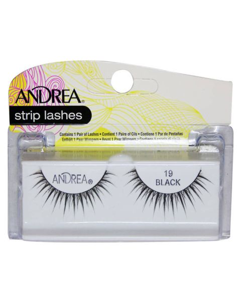 Andrea Strip Lashes Black 19 Andrea Strip Lashes Black 19