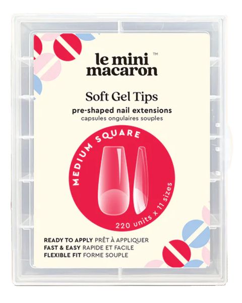 Le Mini Macaron Soft Gel Tips Medium Square Le Mini Macaron Soft Gel Tips Medium Square