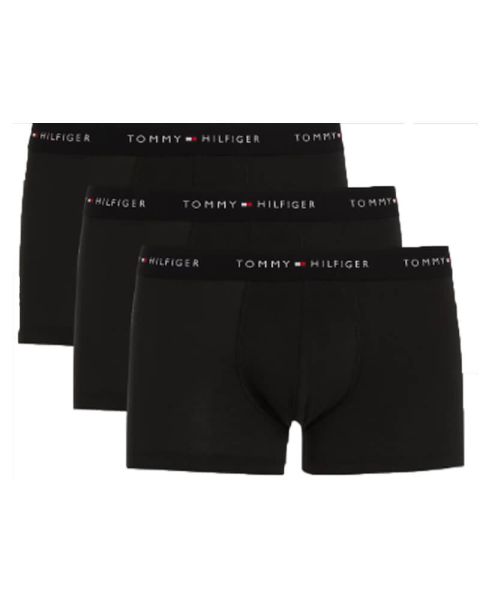 Tommy Hilfiger Everyday Essentials Trunks 3-Pack Black Str. XXL