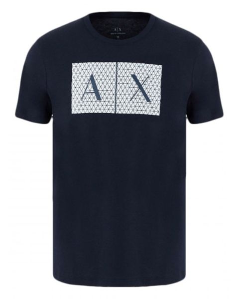 Armani Exchange Men Logo T-Shirt Navy Str. M Armani Exchange Men Logo T-Shirt Navy Str. M