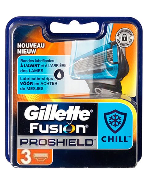 Gillette Fusion Proshield Chilll 3pak Gillette Fusion Proshield Chilll 3pak