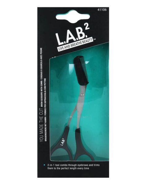 L.A.B. 2 Brow Scissors With Comb L.A.B. 2 Brow Scissors With Comb