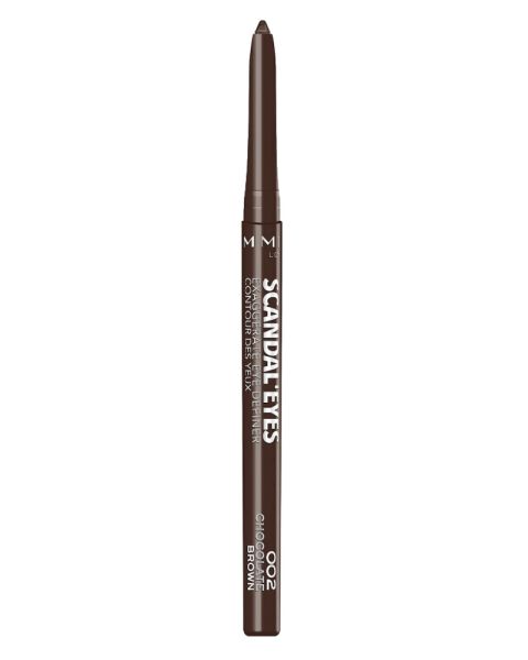 Rimmel London ScandalÂŽEyes Exaggerate Eye Definer Waterproof Eyeliner 002 Chocolate Brown Rimmel London ScandalÂŽEyes Exaggerate Eye Definer Waterproof Eyeliner 002 Chocolate Brown