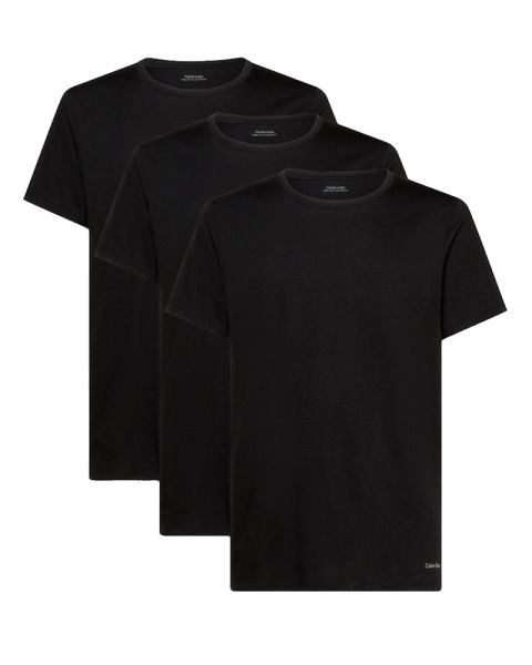 Calvin Klein Classic Fit Crew Neck T-shirt 3-Pack Sort Str. XL Calvin Klein Classic Fit Crew Neck T-shirt 3-Pack Sort Str. XL