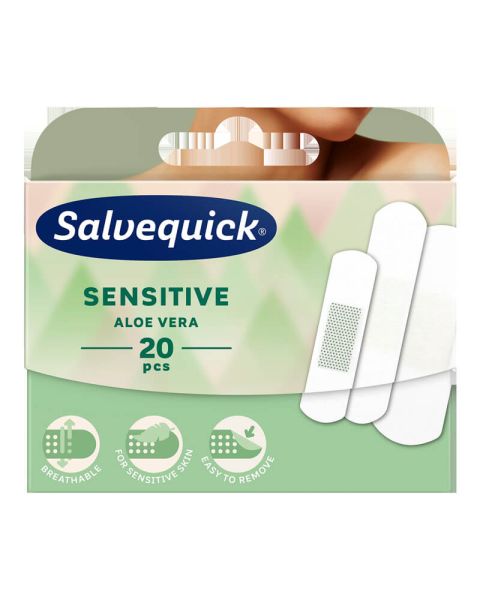 Salvequick Sensitive Aloe Vera Band Aid Salvequick Sensitive Aloe Vera Band Aid