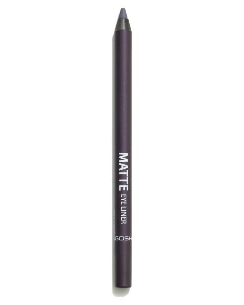 Gosh Matte Eye Liner Waterproof 010 Black Violet Gosh Matte Eye Liner Waterproof 010 Black Violet
