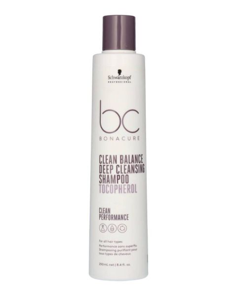 Schwarzkopf BC Bonacure Clean Balance Deep Cleansing Shampoo Tocopherol