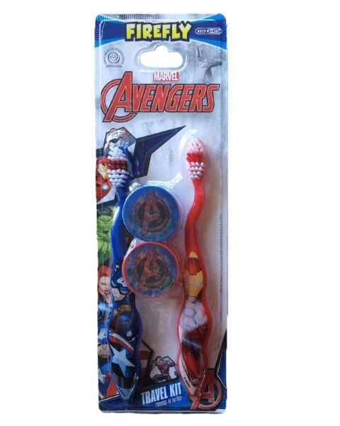 Marvel Avengers Travel Kit TandbÞrster (3+ Är) Marvel Avengers Travel Kit TandbÞrster (3+ Är)