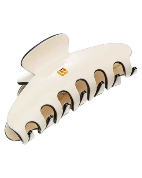 Balmain Pince Ă Cheveux Large Black/White Balmain Pince Ă Cheveux Large Black/White