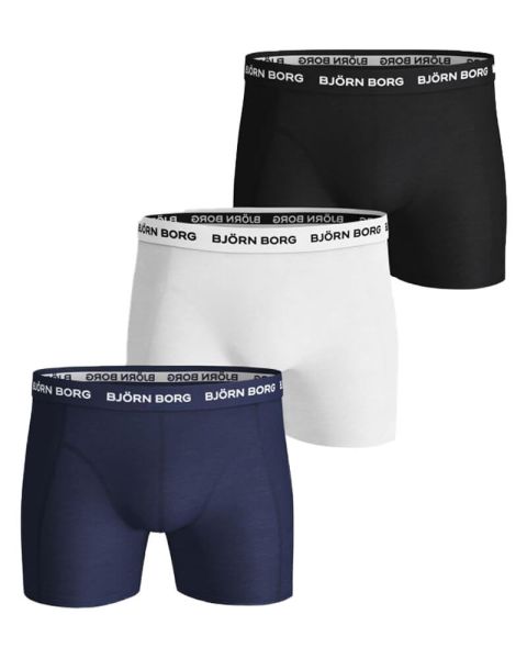 Björn Borg Essential 3-pack Cotton Stretch Shorts - Size M