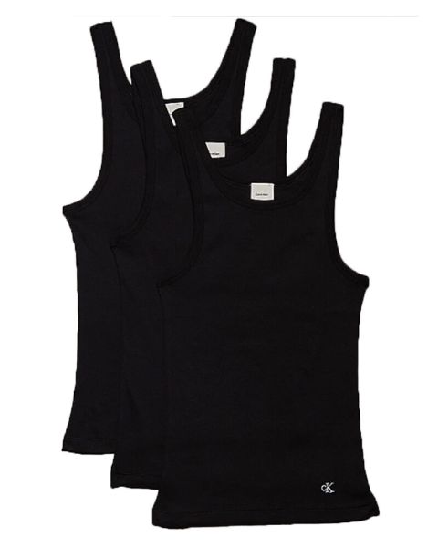 Calvin Klein 3-Pack Scoop Neck Tank Top Sort - L