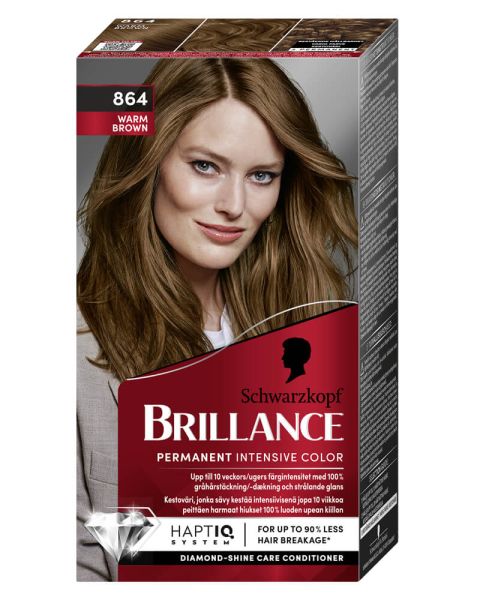 Schwarzkopf Brillance 864 Warm Brown (U) Schwarzkopf Brillance 864 Warm Brown (U)