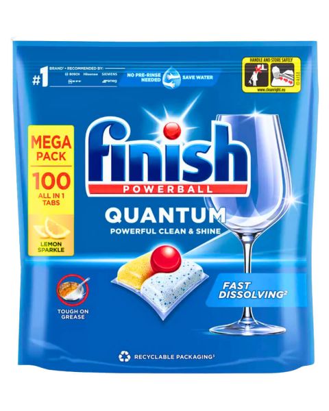 Neophos Finish Quantum Lemon Opvasketabs Neophos Finish Quantum Lemon Opvasketabs