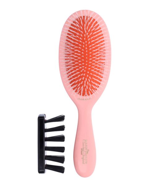 Mason Pearson Universal Medium Size Brush NU2 Incl. Cleaner - Pink Mason Pearson Universal Medium Size Brush NU2 Incl. Cleaner - Pink