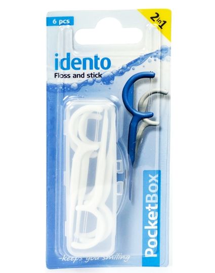 Idento Floss and Stick, TravelBox (hvid) (U) Idento Floss and Stick, TravelBox (hvid) (U)