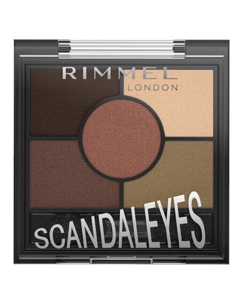 Rimmel London Scandaleyes 002 Brixton Brown 5 Pan Pallet Rimmel London Scandaleyes 002 Brixton Brown 5 Pan Pallet