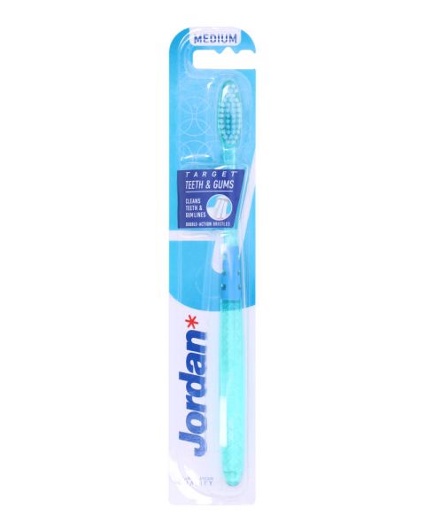 Jordan Tandbørste Target Teeth & Gums Medium Assorteret