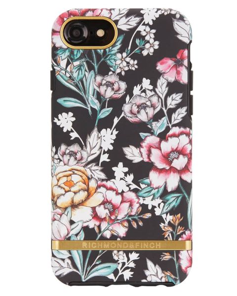Richmond And Finch Black Floral iPhone 6/6S/7/8 Cover (U) Richmond And Finch Black Floral iPhone 6/6S/7/8 Cover (U)