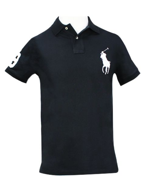 Ralph Lauren Custom Slim Fit Polo Black XXL Ralph Lauren Custom Slim Fit Polo Black XXL