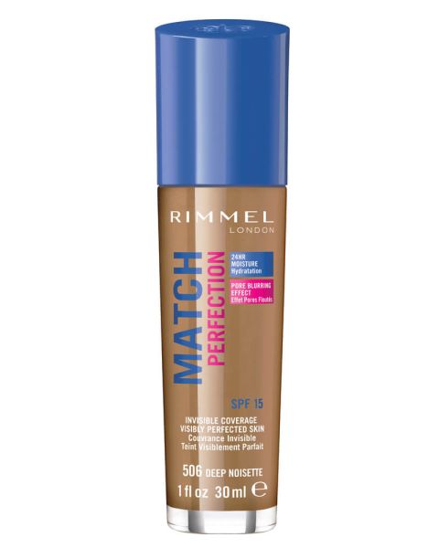 Rimmel Match Perfection SPF 15 506 Deep Noisette Rimmel Match Perfection SPF 15 506 Deep Noisette