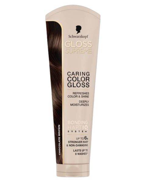 Schwarzkopf Gloss Supreme Caring Color Gloss â Chocolate Brown Schwarzkopf Gloss Supreme Caring Color Gloss â Chocolate Brown