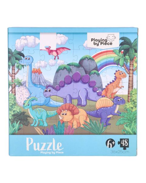 Kreativ Puslespil Dinosaur Kreativ Puslespil Dinosaur
