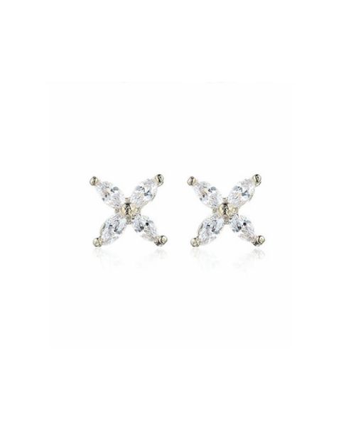Everneed Cassie - small crystal studs gold (U) Everneed Cassie - small crystal studs gold (U)
