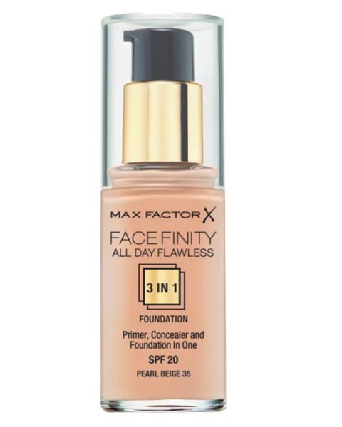 Max Factor Facefinity 3-in-1 Foundation Pearl Beige 35 - Max Factor Facefinity 3-in-1 Foundation Pearl Beige 35 -