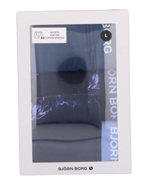 Björn Borg Cotton Stretch Shorts 3-Pack Str. L Björn Borg Cotton Stretch Shorts 3-Pack Str. L