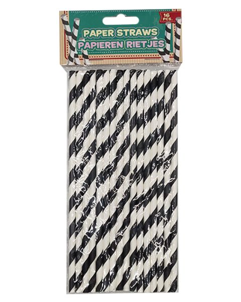 Party Collection Paper Straw Stripes Party Collection Paper Straw Stripes