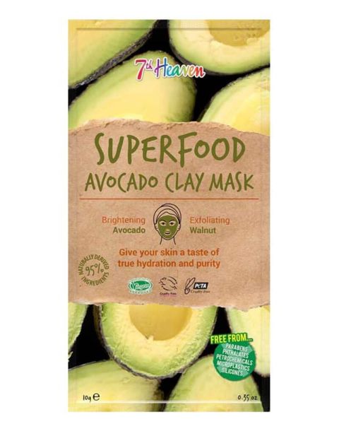 7th Heaven Superfood Avocado Clay Mask 7th Heaven Superfood Avocado Clay Mask