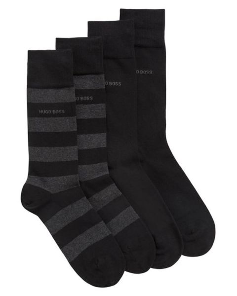 Hugo Boss strumpor 2-pack storlek 39-42 - Block Stripe Hugo Boss strumpor 2-pack storlek 39-42 - Block Stripe