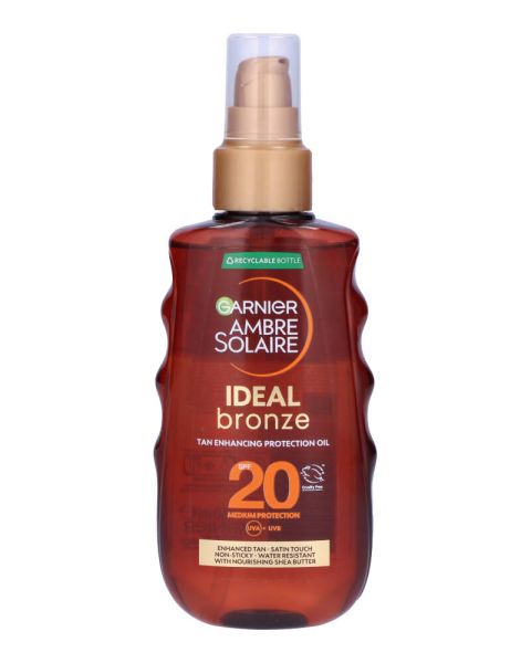Garnier Ambre Solaire Ideal Bronze Tan Enhancing Protection Oil SPF20 Garnier Ambre Solaire Ideal Bronze Tan Enhancing Protection Oil SPF20