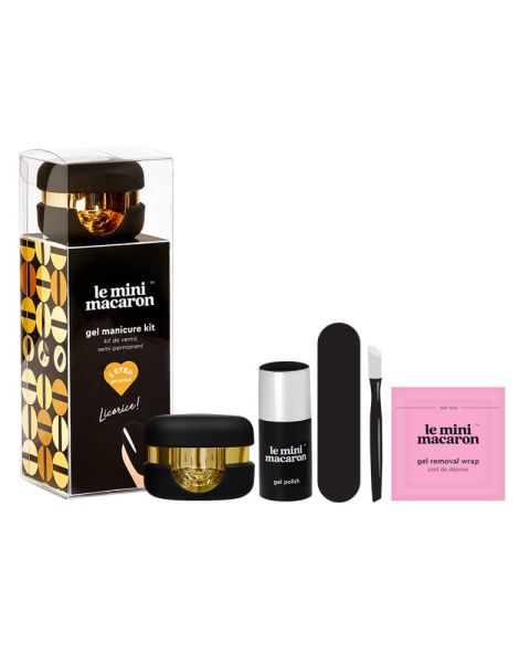 Le Mini Macaron Gel Manicure Kit Licorice (U)
