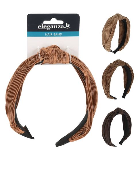 Eleganza Pannband Mörk Brun