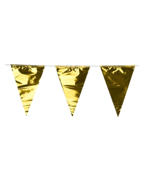 Excellent Houseware Flag Garland Gold Excellent Houseware Flag Garland Gold